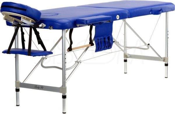 Bodyfit aluminiums massasje-liggeseng 2-delt blå (469)
