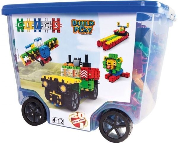 CLICS CB606, Stableblokker, 4 år, Plast, 560 stykker