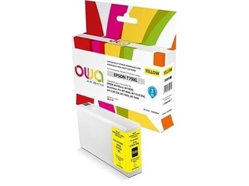 OWA - 19.5 ml - gul - kompatibel - gjenfabrikert - blekkpatron (alternativ for: Epson T7904) - for Epson WorkForce Pro WF-4630DWF, WF-4640DTWF, WF-...