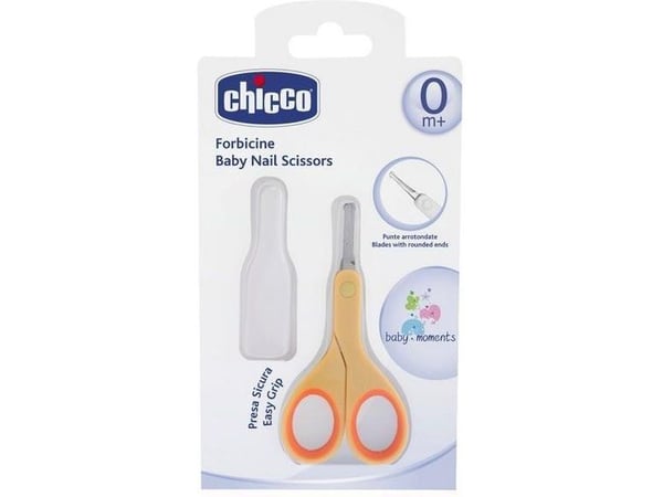 Orange baby scissors