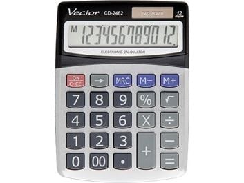 Vector CD-2462 skrivebords-kalkulator
