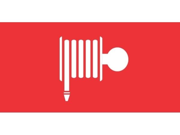 Piktogram 125x250 PS61 hydrantlogo awex (ISO7010)