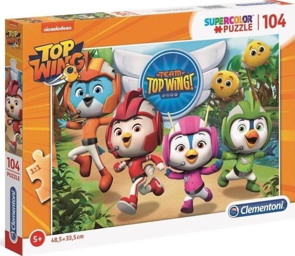 Clementoni Top Wing, 104 stykker, Tegneserier, 6 år