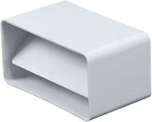 AWENTA koblingsstykke for flatkanal 55 x 110 med tilbakeslagsventil (KP55-22)