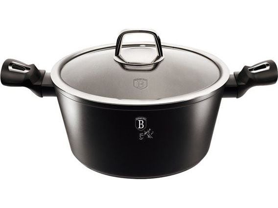 POT 4.1L 24CM BERLINGER HAUS Svart Sølv [BH-1852]