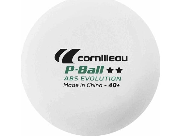 Cornilleau P-Ball bordtennisballer P-Ball 2** hvite, 6 stk. Cornilleau P-Ball bordtennisballer P-Ball 2** hvite, 6 stk.