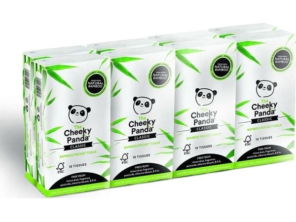 Cheeky Panda, hygienservetter för fickan, 8-pack
