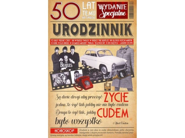 AB Card bursdagskort 50-års jubileum AB U47