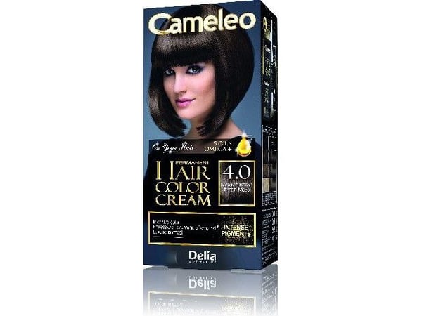 Delia Cosmetics Cameleo HCC permanent farge Omega+ nr 4.0 Medium Brown 1 stk