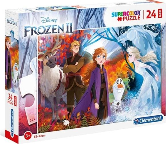 Clementoni Puslespill 24 brikker maxi Frozen II