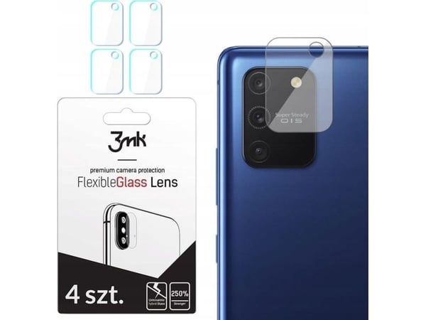 3MK 3MK FlexibleGlass Lens Samsung S10 Lite hybridi lasi kameran objektiivi 4kpl 4kpl