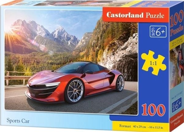 Castorland B-111107, 100 stykker, Kjøretøy, 6 år