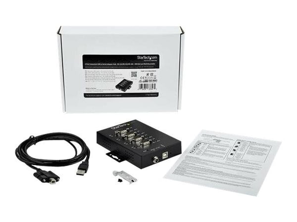 StarTech.com ICUSB234854I, USB 2.0 Type-B, Sarja, Musta, Terästä, Teho, 12 V