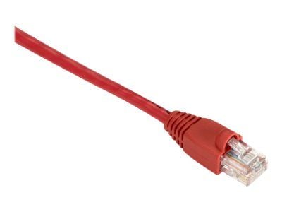 Black Box GigaTrue 550 - Koblingskabel - RJ-45 (hann) til RJ-45 (hann) - 30.4 m - CAT 6 - med støvel, uten hindringer, flertrådet - rød