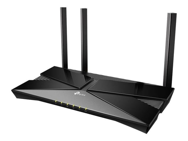 TP-Link Archer AX20 - Trådløs ruter 4-portssvitsj - 1GbE - Wi-Fi 6 - Dobbeltbånd