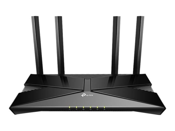 TP-Link Archer AX1500 - Trådløs ruter 4-portssvitsj - 1GbE - Wi-Fi 6 - Dobbeltbånd