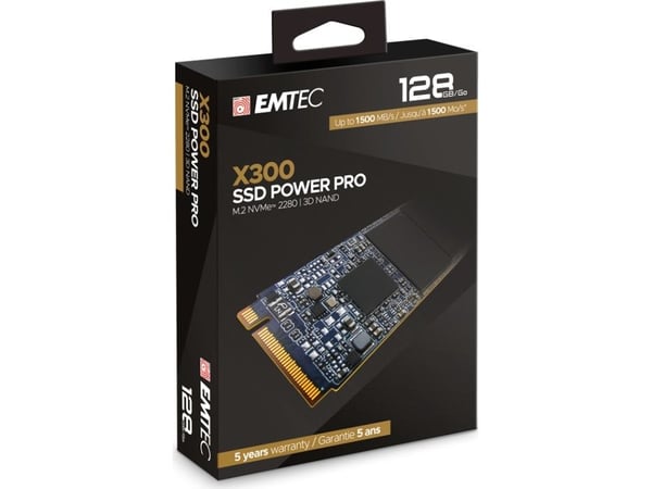 Emtec X300, 128 GB, M.2, 1500 MB/s