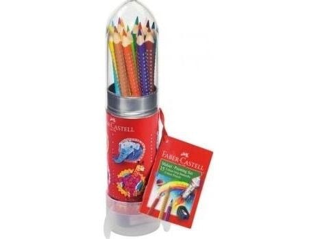 Faber-Castell 112457, Kynän vakiogrippi, Sininen, Oranssi, Violetti, Keltainen, Yksivärinen, Molempikätinen, 15 kpl