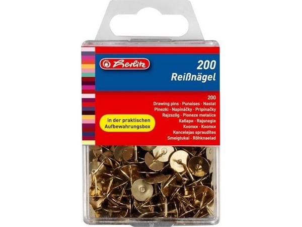 Herlitz 8770208, Messing, Metall, Tyskland, Eske, 200 stk.