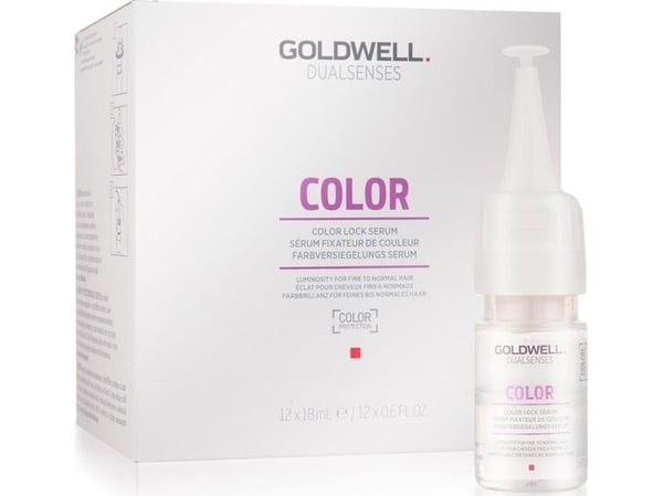 Flushing serum för fint färgat hår Dualsenses Color (Color Lock Serum) 12 x 18 ml