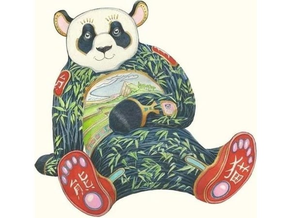 A121 B6 carnet + Panda-konvolutt