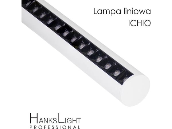 HanksLight LED lineær lampe hvit alu opphengt 1264 mm down 36 W SMD AC230V 4000K-W