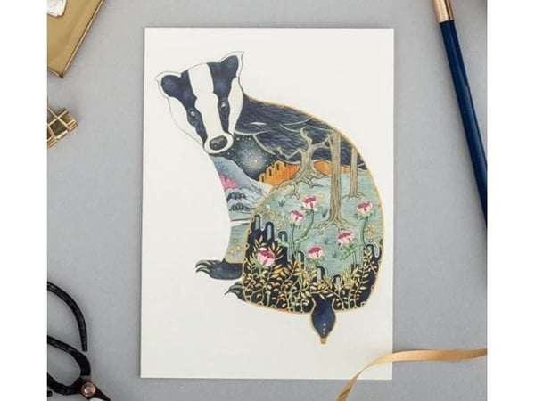 DM Collection Pass A024 B6 + envelope Night badger