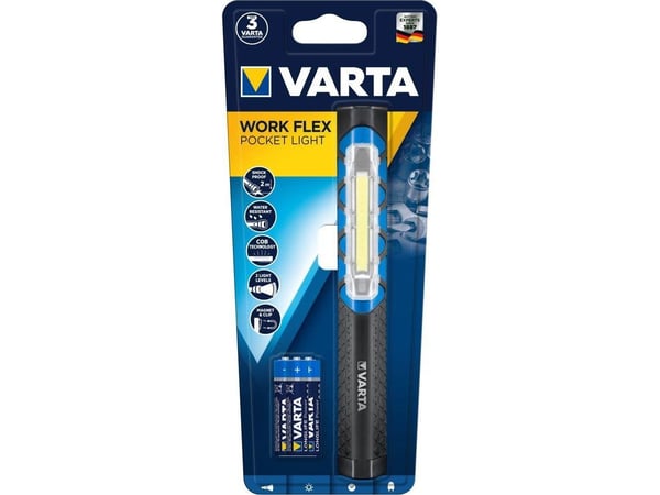 Varta Work Flex Pocket - Arbeidslys - LED - 1.5 W - trekant