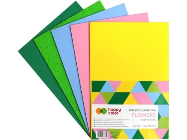 Happy Color A4 skumark 5 farger Blomsterblanding