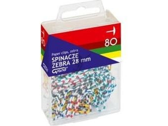 Grand Clips 28 mm Zebra 80 pcs (WIKR-976403)