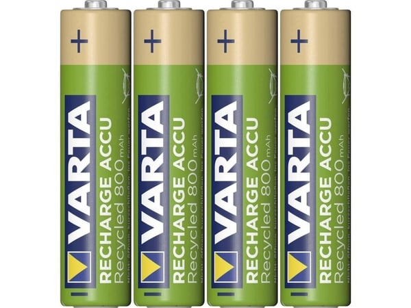 Varta Recharge Accu Recycled 56813 - Batteri 4 x AAA - NiMH - (ladbare) - 800 mAh