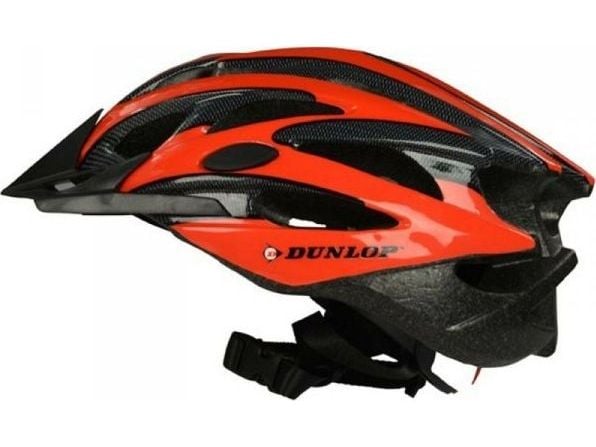 Dunlop justerbar sykkelhjelm med LED rød str. L (58-61 cm)