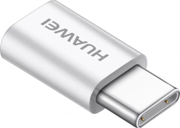 HUAWEI-matkapuhelinsovitin [1x Micro USB-liitäntä - 1x USB-C™-pistoke] USB-C™ Bulk/OEM (AP52)