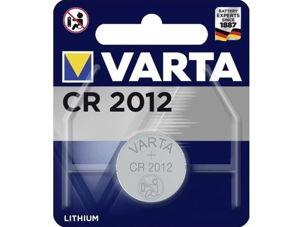 Varta CR 2012, Engangsbatteri, CR2012, Lithium, 3 V, 1 stykker, Stål