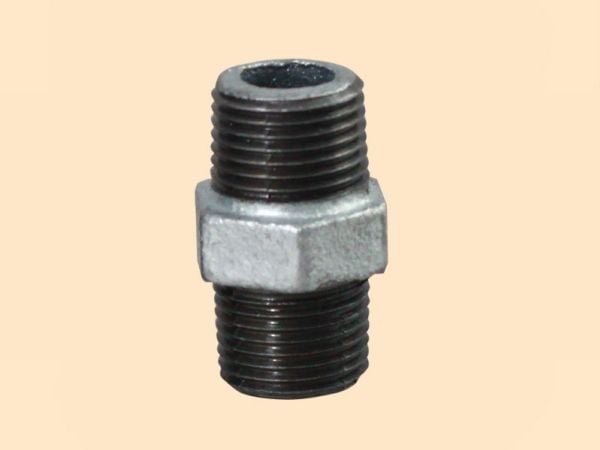 Hydroland nippel galvanisert 2" støpejern