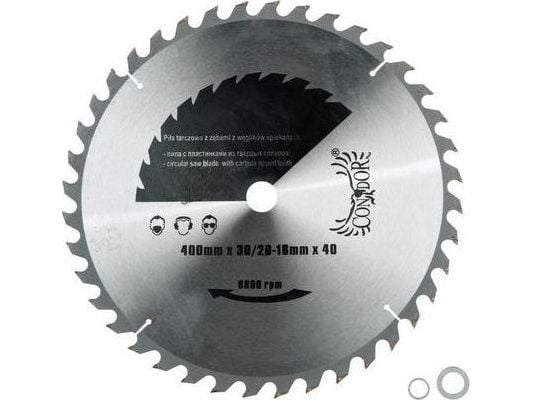 Condor DISKINIS PJUKLOS DANTAS SU WIDIA 400 x 30 x 40t / DREL