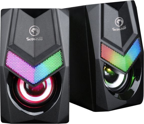 Tietokonekaiuttimet Marvo SG-118 multimediakaiuttimet LED / 6W / RGB