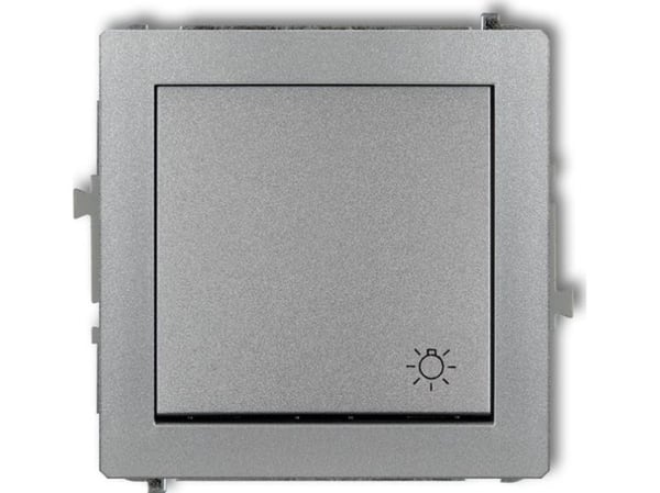Karlik 7DWP-5, Painikekytkin, Hopea, IP20, IP44, 250 V, 10 A