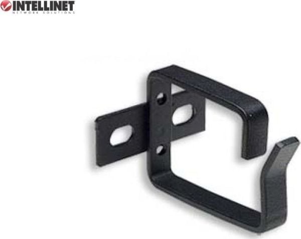 Intellinet 19" enkel kabelhåndteringsbrakett 1U, 44x44x68 mm, svart