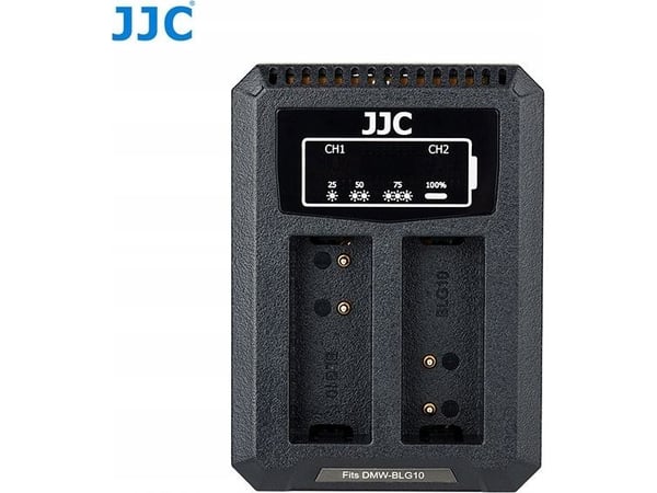 JJC Kameralader Dobbel Usb-lader For Panasonic Dmw-blg10 / Dmw-ble9 / Leica Bp-dc15