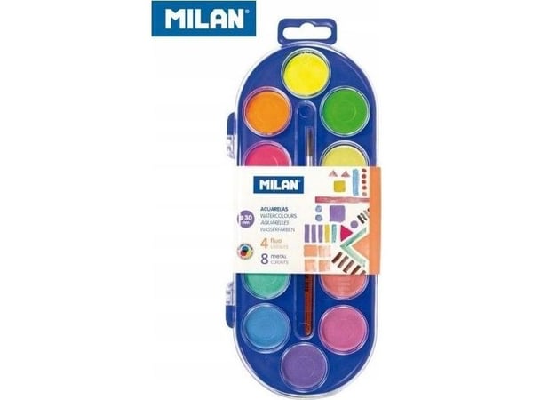 Milan 0531512, Multi, Vaskbar, 12 stykker
