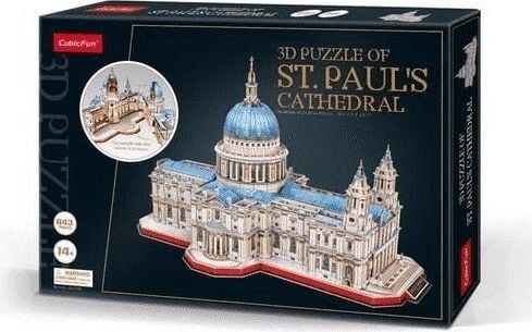 CubicFun Puzzle 3d katedraali Sw. pawla w londonie CubicFun Puzzle 3d katedraali Sw. pawla w londonie