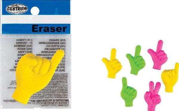 Panta Plast viskelær Fingers mix 36 stk. (83497) Panta Plast viskelær Fingers mix 36 stk. (83497)