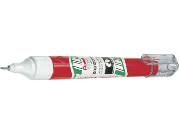 Pentel ZL63-WH, 7 ml, Punainen, Valkoinen, Hienojakoinen