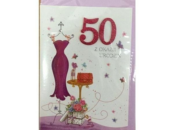 Panorama gratulasjonskort bursdag B6 Premium 67 + konvolutt