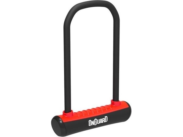 OnGuard sykkellås U-Lock Neon rød 115x230 mm (8153RD)