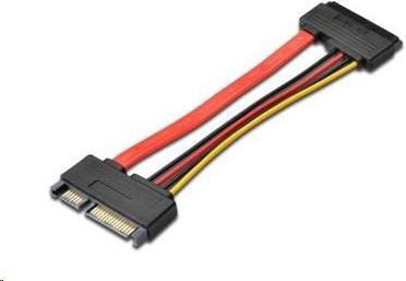 PremiumCord SATA 22-pinners - SATA 22-pinners, 0,15 m, flerfarget (kfsa-22)