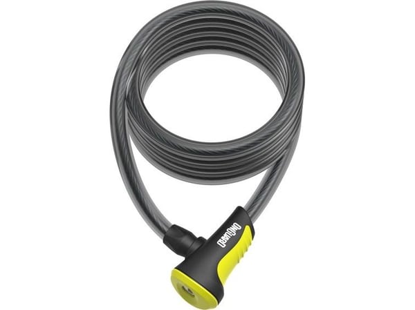 OnGuard sykkellås kjettinglås Neon gul 12x1800 mm (8156YL)
