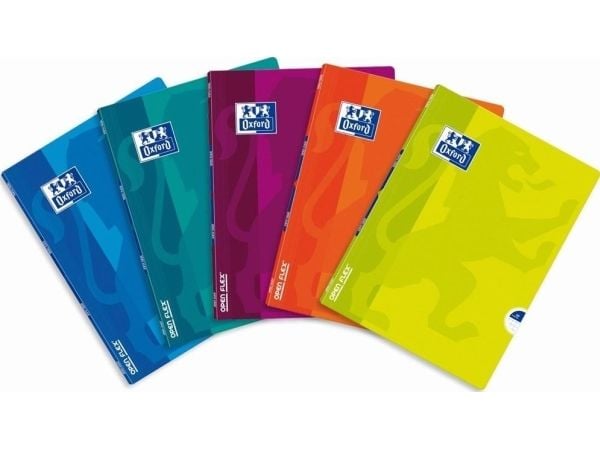 Notatbok A5/60K linjer Openflex (5 stk) OXFORD