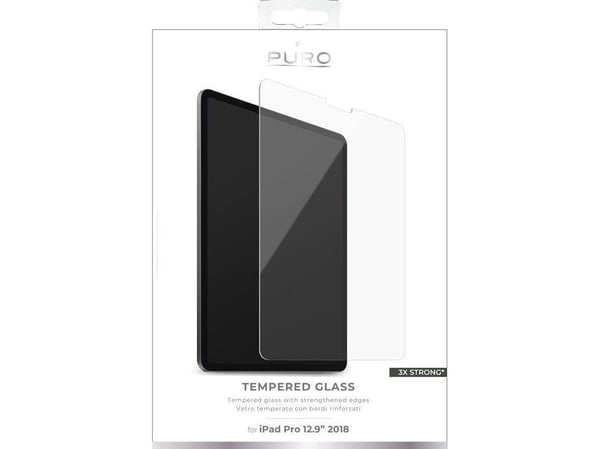 PURO SDGIPADPRO12, Genomskinligt skärmskydd, 32,8 cm (12.9"), 9H, Härdat glas, 1 styck